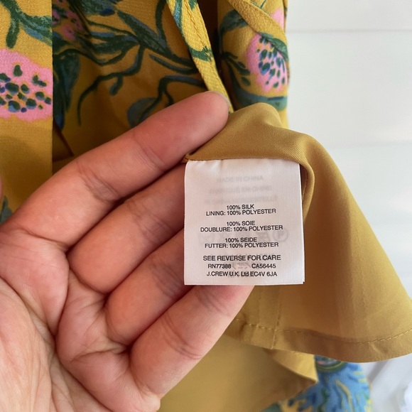 Madewell Silk Wrap Dress in Painted Blooms - Picture 5 of 5